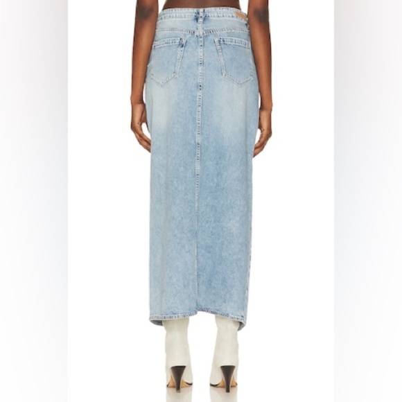 BLANK NYC Mid Rise Denim Maxi Skirt in In My Mind - Picture 3 of 7